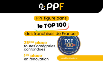 PPF : Classé parmi les 100 meilleures franchises de France !